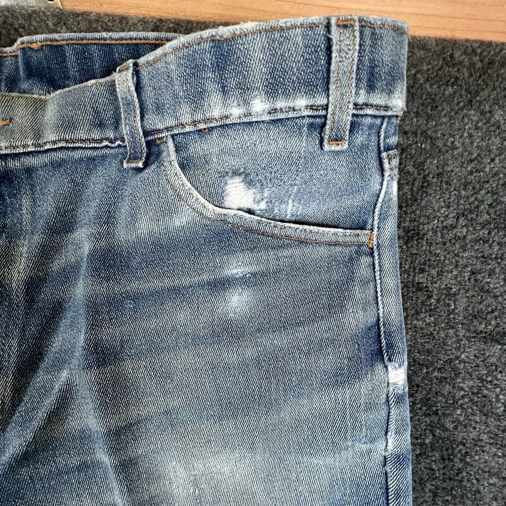 Levi's 547 Orange Tab Jeans 42x30(40x28) USA Made 90s Bootcut Distressed Vintage